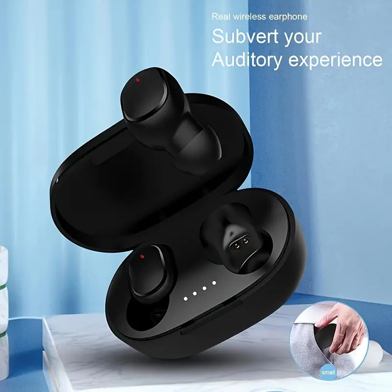 Giceck TWS Wireless Earbuds - Compact In-Ear Mini Headphones with Charging Case, Pink & Blue, Portable Design, Ideal for Sports & Gifts, USB-C, 150mAh Battery, Isolation Mode, Lightweight Plastic Design - Image 11