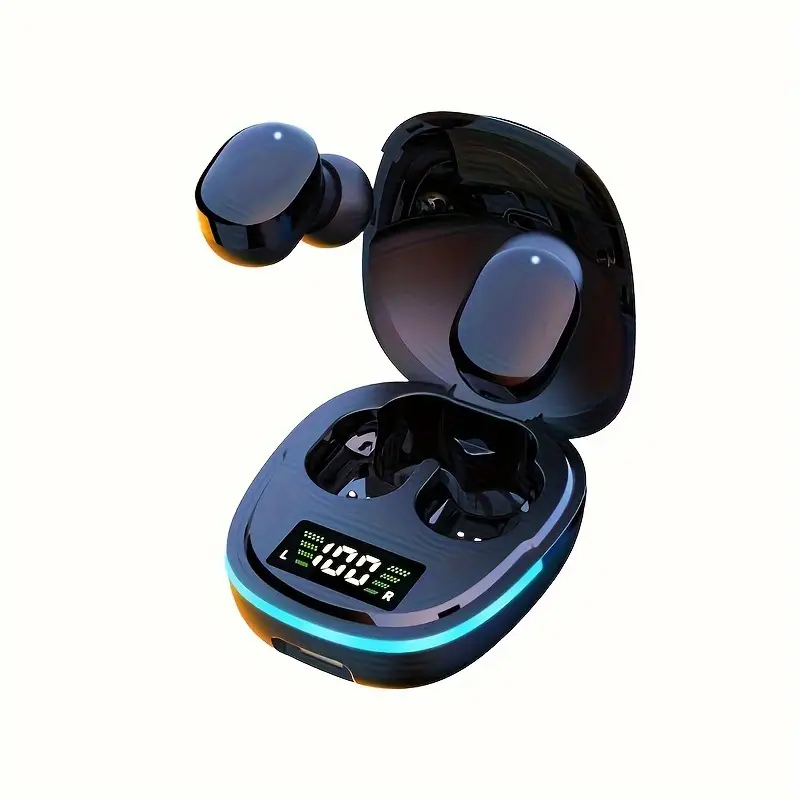 2024 Sleek Wireless Earbuds with LED Display - Touch Control, In-Ear TWS Headphones for Gaming & Sports, Compatible with iOS/Android, USB-C Charging Case - Image 5